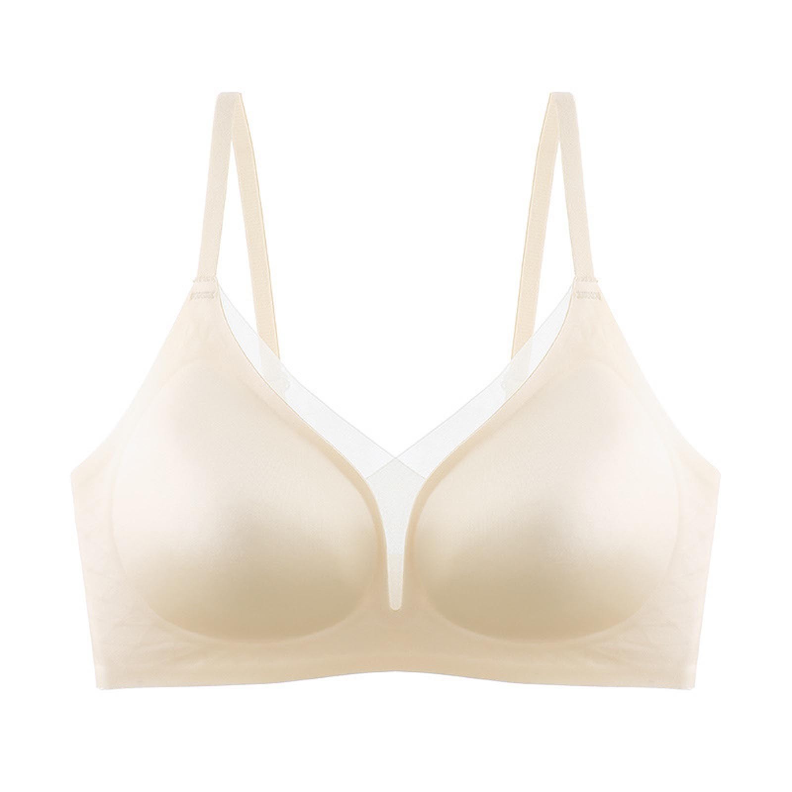 thumbnail image 4 of Sujetador push up para mujer: sin aros, sujeción suave, tejido satinado, realza ligeramente el pecho, 4 of 4
